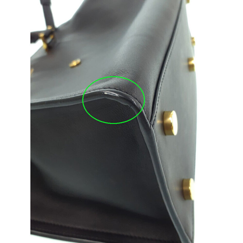 SAINT LAURENT PARIS Monogram Cabas 2way Leather HandBag - Picture 8 of 9